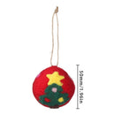 Scene Decoration Christmas Wool Ball Xmas Drop Hanging Pendant Felt Poke