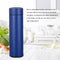 500ml Double-Layer Intelligent Temperature Insulation Water Bottle (Blue) Newly