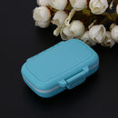 3 Grids Portable Pill Box Medicine Jewelry Storage Case Container(Blue)