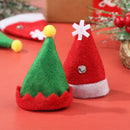 Cap Children Gift Lollipop Top Topper Cover Xmas Decor Elf Hat Santa Claus Hat