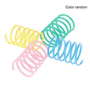 Cat Toys Colorful Spring Bounce Plastic Pet Kitten H3T2 I2G HOT Interactive Z0B5