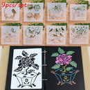 DIY Craft Stamp Scrapbooking Embossing Template Layering Stencils Wall Painting