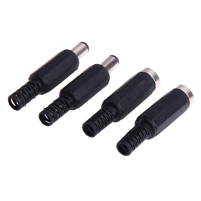 20pcs 5.5x2.1mm DC Input Female + Male Male Female Male Book