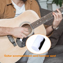 Guitar Ukulele Sand Shaker Rhythm Finger Ring Maraca Accessories (White) Newly