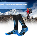 2pcs Winter Warm Thickened Ski Socks Outdoor Stockings (Kids Blue Black)