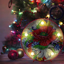 Special Shape Partial Drill Flowers Diamond Painting LED Night Light Xmas Decor