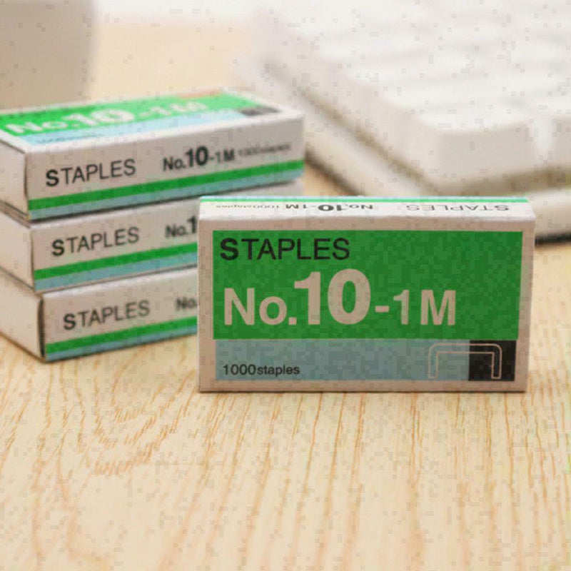 1000pcs Size NO.10 Staples Box For Desktop Stapler I4R3 Favor Staples V1M3 K9D3