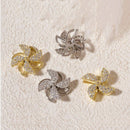 Windmill Jewelry Flash Luxury Accessories Double-layer Nail Art Decoration