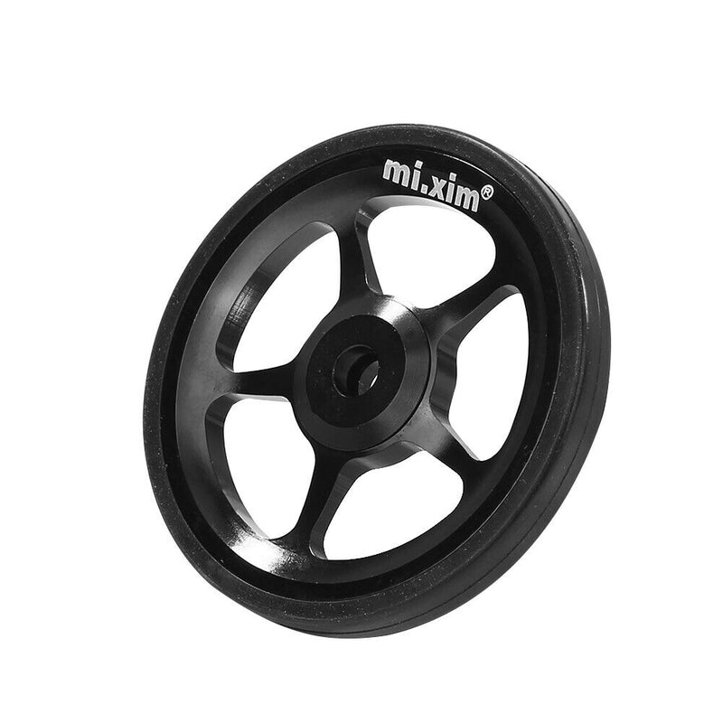 Mi.Xim Aluminum Easy Wheel with M6 Bolt for Brompton Folding Bike (Black) Newly