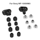 Ear Tips In-Ear Earbuds Cover Set for Sony WF-1000XM4 WF-1000XM3 (Black)
