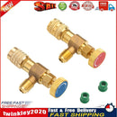 Air Conditioning Safety Valve Adapter Charging Hose Valves Hand Tool Parts Newly