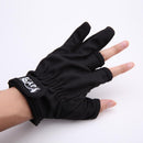 Anti Slip Slip-resistant 3 Low-Cut Fingers Fishing Gloves Tackle Newly