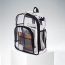 Travel Solid Transparent Storage Bag PVC Large Capacity Clear Shoulder Backpack