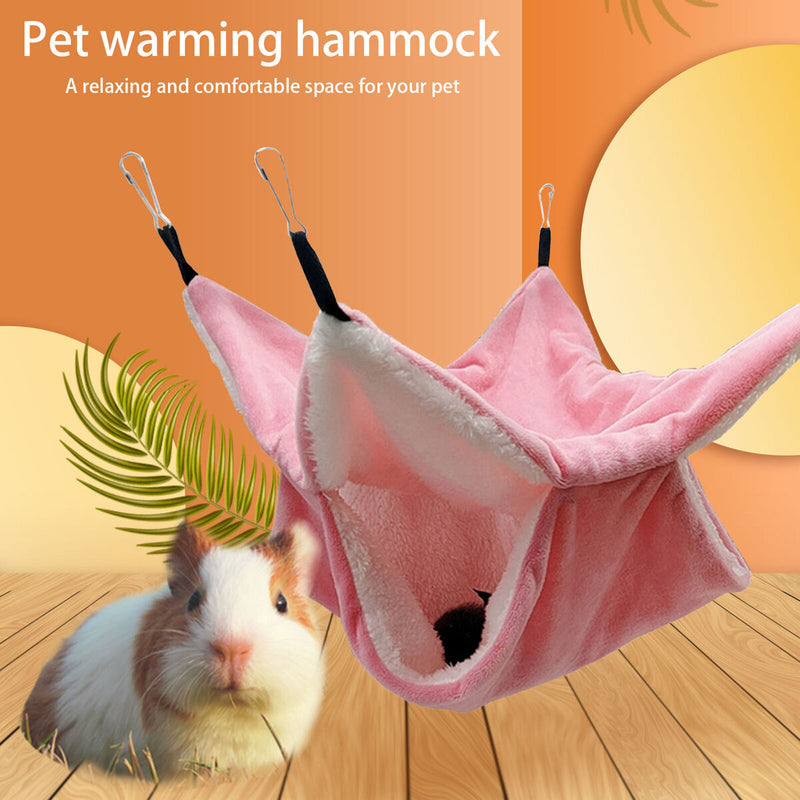 Small Animal Hammocks Warm Plush Ferret Bed Hamsters Sugar Gliders Cage