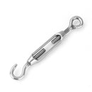 Stainless Steel Turn Buckle Wire Rope Tensioner Hardware Accessories (M4)
