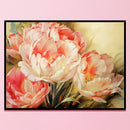 Full Embroidery Stamped Bloom Tulip DIY 11CT Eco-Cotton Thread Cross Stitch Kit