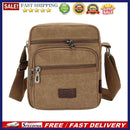 Casual Canvas Men Shoulder Messenger Bag Fashion Travel Zipper Crossbody Ba