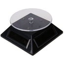 Solar Showcase 360 Turntable Rotating Jewelry Watch Ring Display Stand 037B