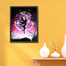 Fairy Under Moon Picture 5D Full Round Drill Kit Rhinestone DIY Diamond Paint