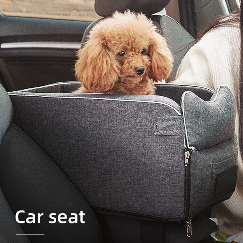 Pet Cats Puppy Car Bag Pad with Seat Belts Removable Anti-Dirty Seat Nest Newly