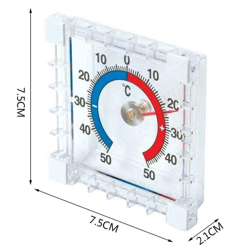 1x Temperature Thermometers Window Indoor Outdoor Wall Greenhouse Garden B4V6