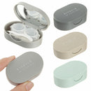 Colorful Container Contact Lenses Box Contact Lens Case Mini Square with Mirror