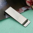 Metal Stainless Steel Money Cash Clip Folder Collar Clip Card Pocket Holder