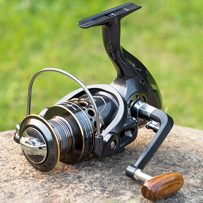 2000-7000 Series Fishing Reel Metal Spool Spinning for Sea Carp Fishing Tac