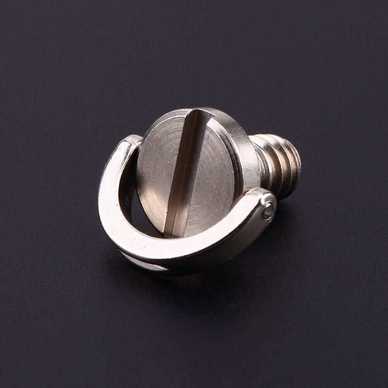 1/4 D-Ring Convert Screw Pull Ring Adapter For Camera Tripod Monopod Newly