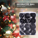 24pcs/box Christmas Balls 3cm Hanging Shopping Mall Ceiling Ornament (H) Newly