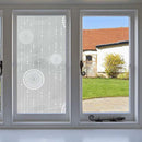 45x100cm PVC Glass Window Film Adhesive Window Stickers Shading Decor(2) Newly