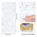 1Pcs Christmas Glittered Snow Blanket Wonderland Artificial Snow Glittered