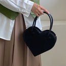 Love Heart Shoulder Messenger Bag Women Fashion Leather Small Dead Purse Handbag