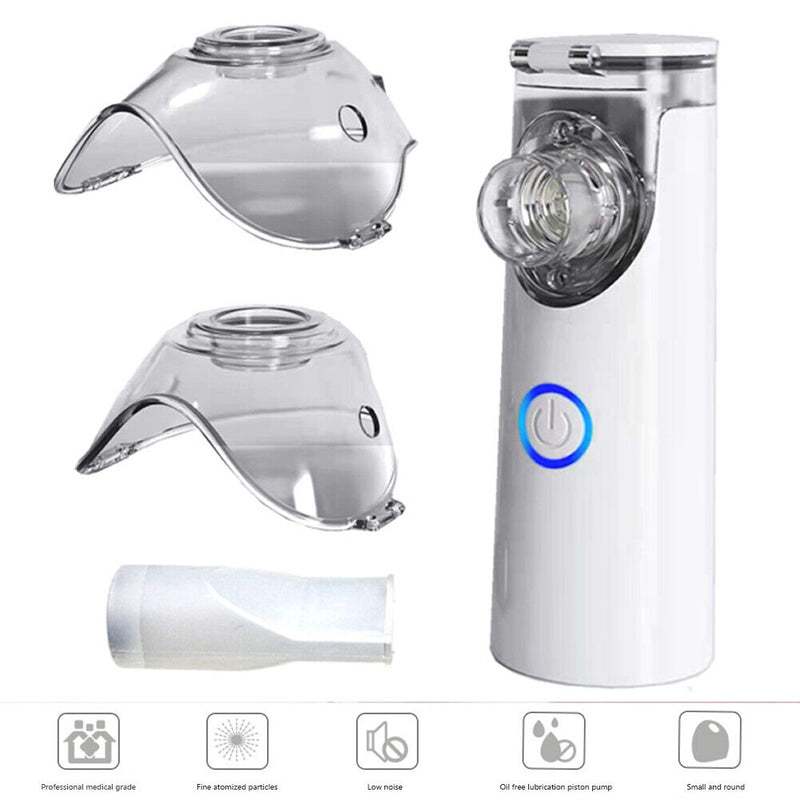 Portable Steam Air Humidifier Handheld Ultrasonic Atomizer Sprayer Recharge