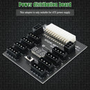 4pin+6pin ATX Power Supply Breakout Board Adapter for Mining LED Connector Kit