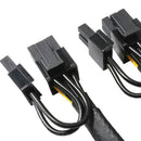 PC Graphics Card 6Pin PCI-E to 2x8Pin(6+2) GPU Power Cable for BTC Mining Cord