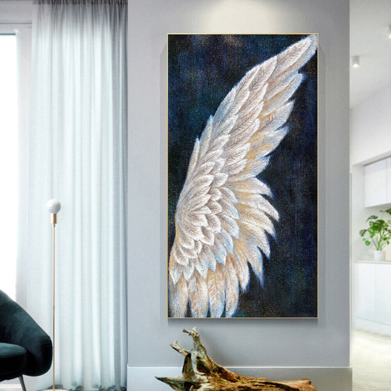 Angel Wing Oil Paint By Numbers Kits Canvas Picture DIY Wall Art Craft Decor