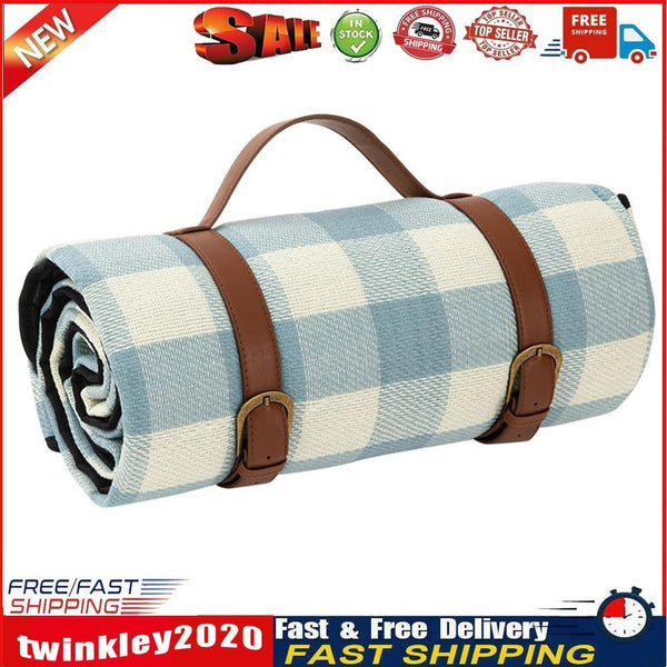 Outdoor Leather Blanket Strap Folding Picnic Mat Waterproof Camp Mattress Newly