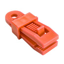 10pcs Outdoor Large Canopy Wind Rope Clamps Windproof Tent Clips (Red) Newly