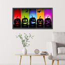 Full Round Drill Diamond Painting Pumpkin Monster Pictures Handiwork Art Mosa