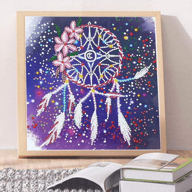 Part Drill Luminous Special Shaped DIY Dreamcatcher 5D Diamond Painting Kit