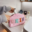 Casual Cosmetic Bag Waterproof Nylon Makeup Case Travel Organizer for Lady Girls