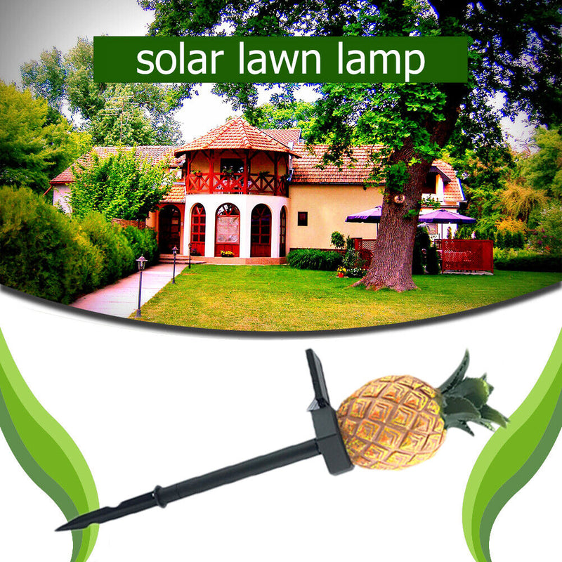 LED Solar Lamp Pineapple Waterproof Garden Outdoor Light Sensor Control Lamp