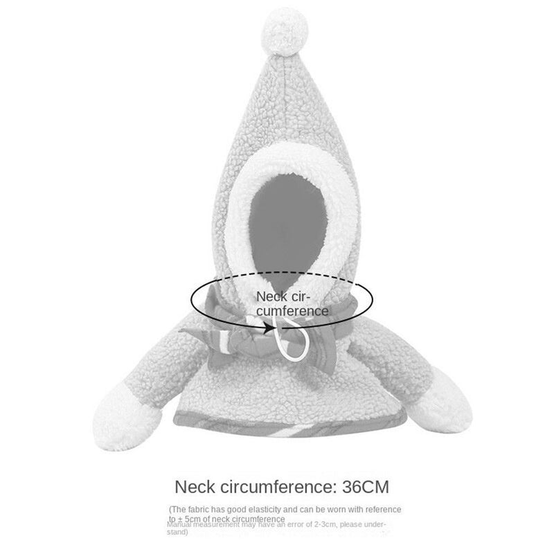 Dog/Cat Funny Plus Snowman Fur Ball Transformed Pet Christmas Headwear Warm