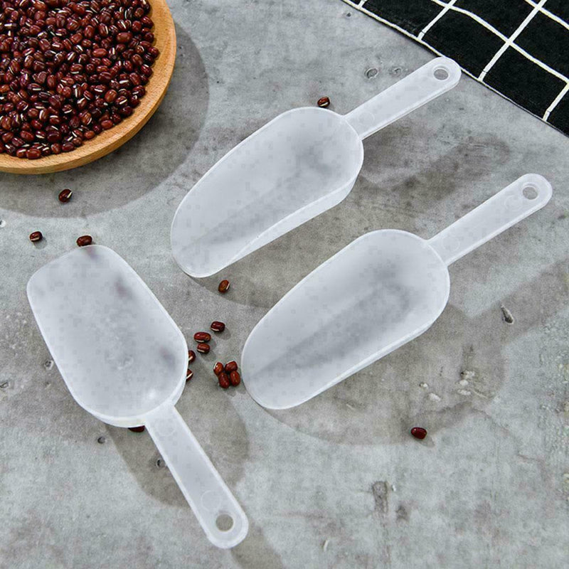 1*Multifunctional Frosted Plastic Ice Measuring Scoop Tools W0E4 C4L1 Y4E8