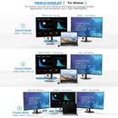 Reader 4K Dual HDMI Rj45 Ethernet Docking Station USB Type-C Hub For Laptop PC