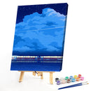 Running Train Oil Paint By Numbers Kits Canvas Drawing DIY Coloring Picture Arts