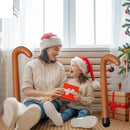 Inflatable Candy Cane - Blow up Crutch for Xmas Hanging Ornaments (Coffee) Newly