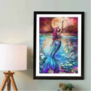 5D Diamond Sea-maid Painting DIY Embroidery Cross Stitch Bedroom Decor Gift