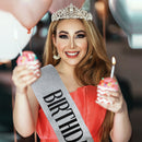 Wedding Handmade Party Supplies Birthday Sash Rhinestone Tiara Birthday Crown